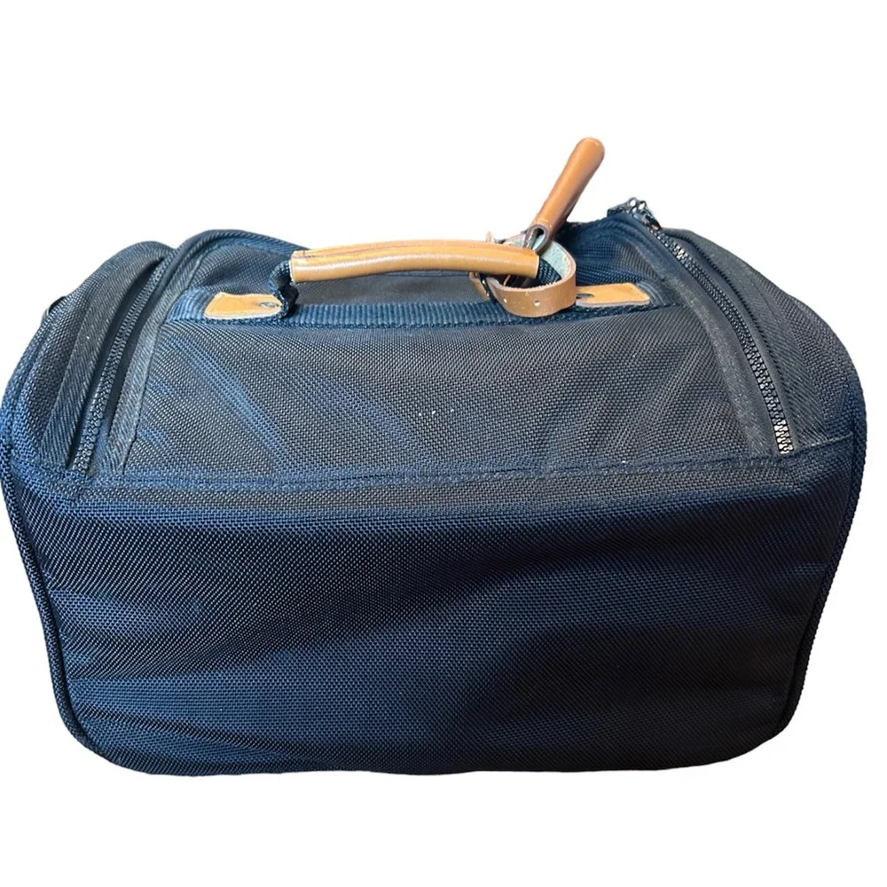Vtg 80s Christian DIOR Duffle Travel Camera Bag Overnight Tote - Picture 11 of 12